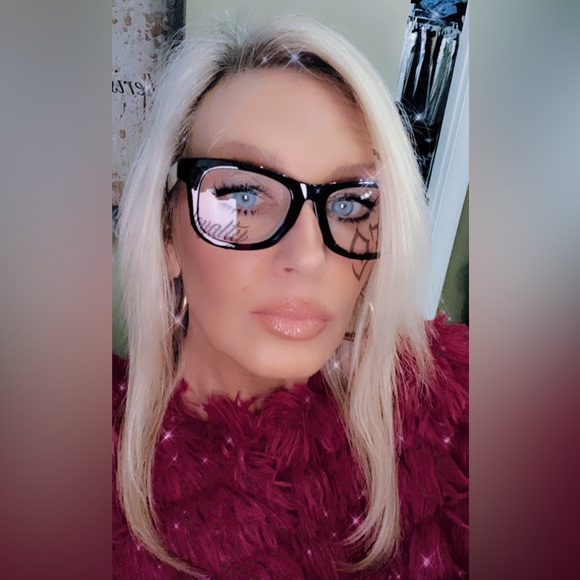 Betsy Johnson 💥rare💥 square thick frame readers - Picture 4 of 7